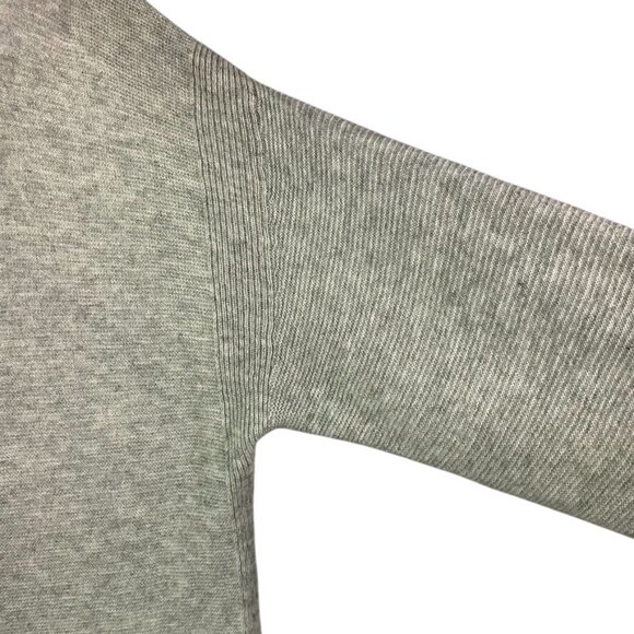 Madewell Kimball Pullover Sweater, V-neck, XL, Heather Fog, K5760 - Picture 5 of 11